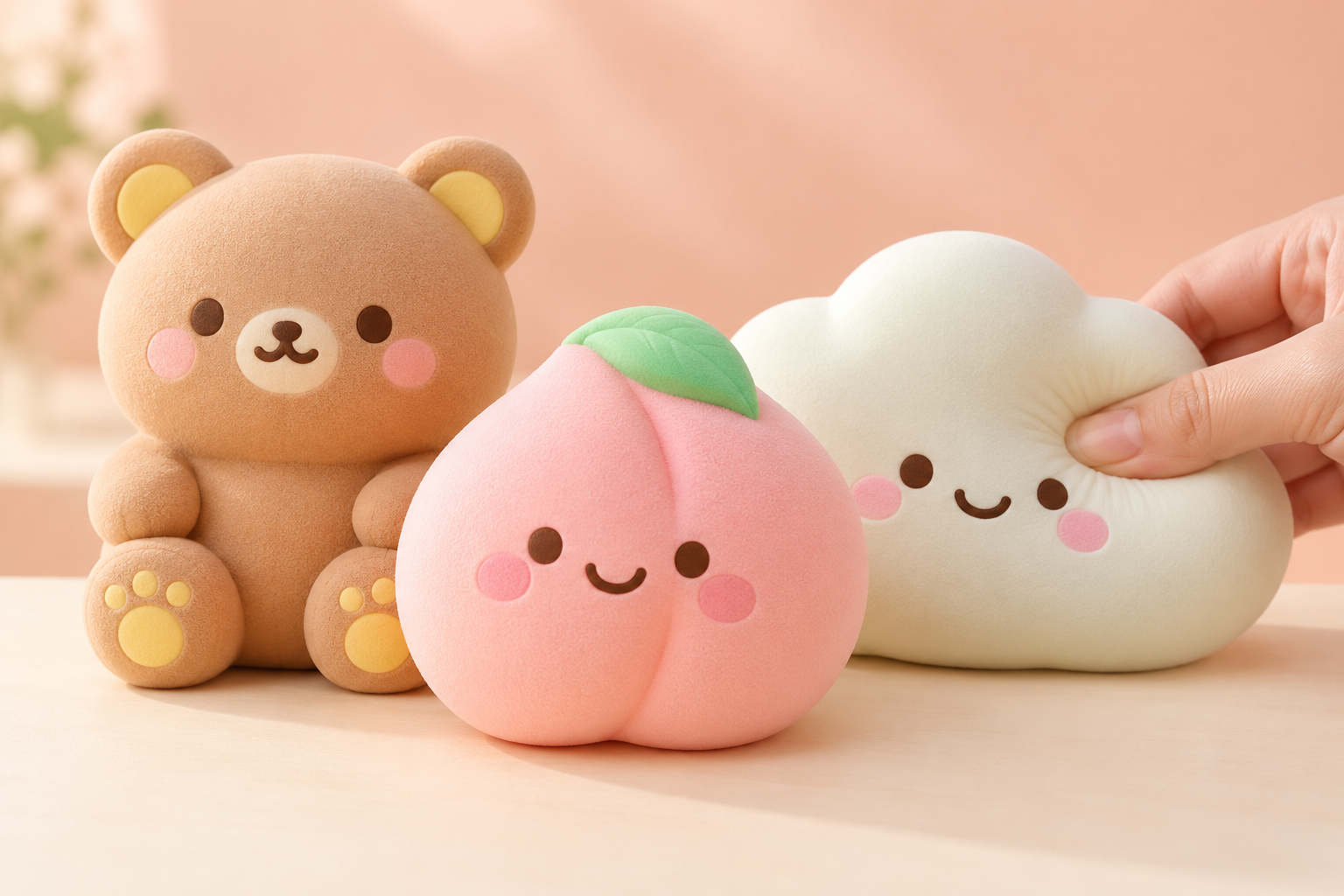 Combo com 3 Squishies